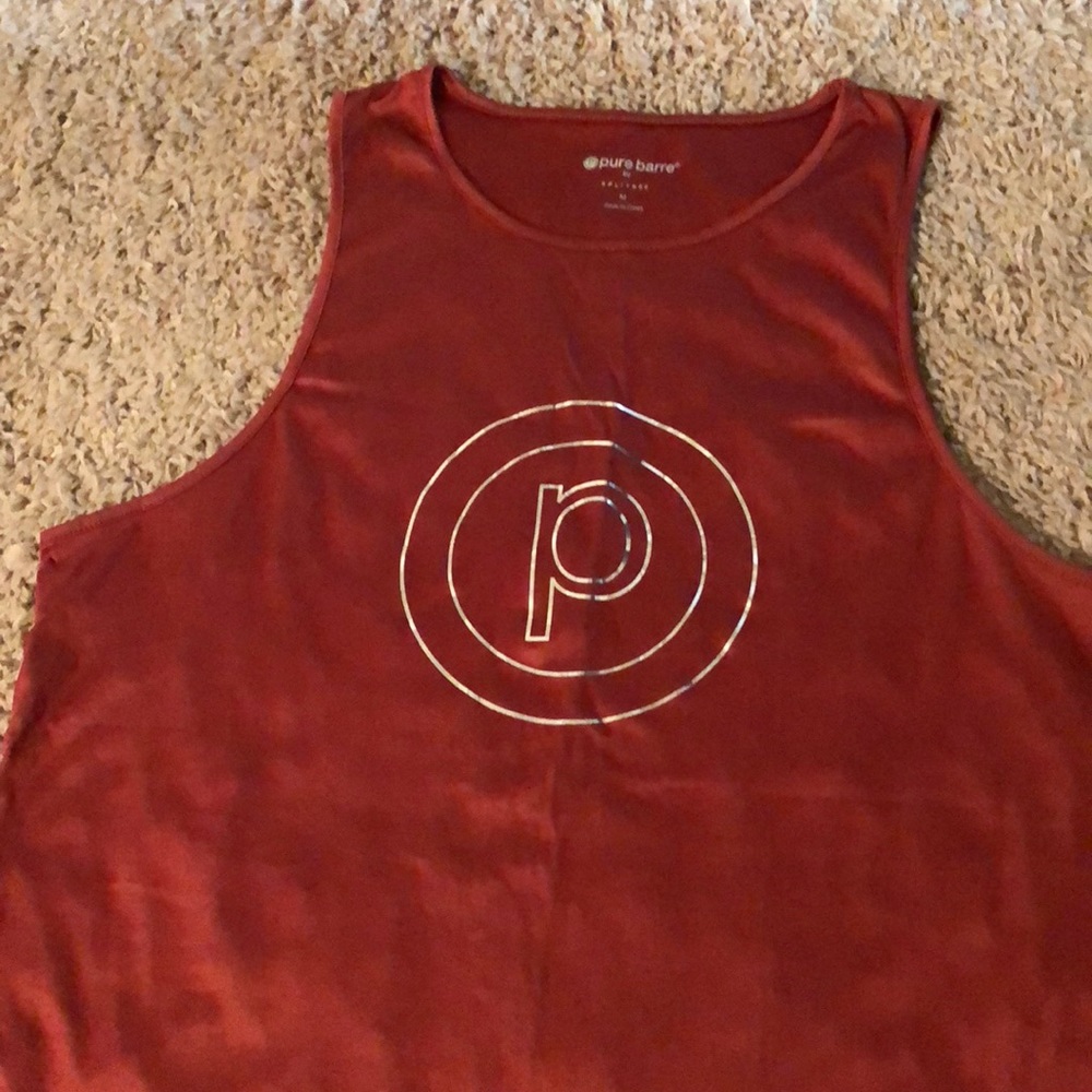 Metallic circle P pure barre tank